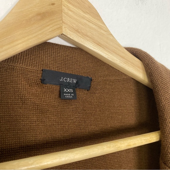 J.Crew Ella Open Front Long Sweater Blazer Duster Wool Blend - Picture 4 of 7